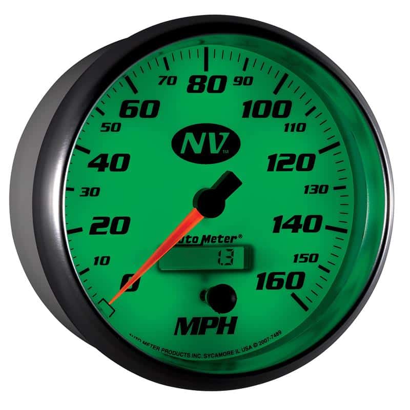 AutoMeter — AutoMeter Gauge Speedometer 5in. 160MPH Elec. Programmable NV
5" SPEEDO, 160 MPH, - view 7
