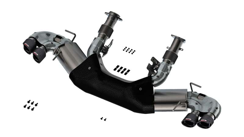 Borla — Borla 20-23 Chevy Corvette 6.2L V8 AT w/o NPP 3in ATAK Catback Exhaust - Carbon Fiber Tips
Cat-Back System - view 1