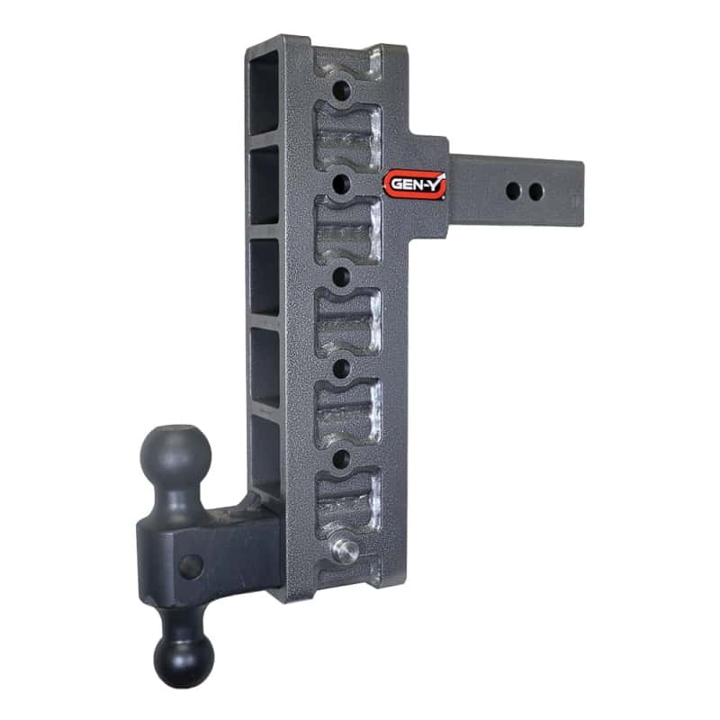 GEN-Y Hitch — Gen-Y Mega Duty 2.5in Shank 12in Offset Drop 3K TW 21K Hitch w/GH-061 Dual-Ball
Drop Hitch - view 3