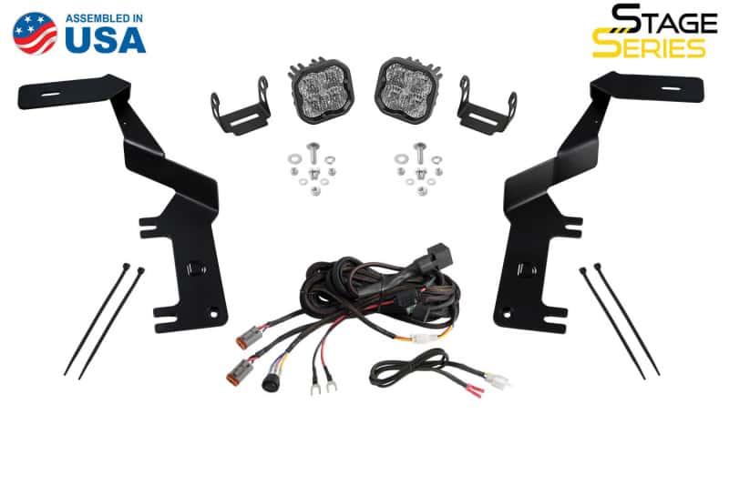 Diode Dynamics — Diode Dynamics 17-22 Ford Super Duty Stage Series Backlit Ditch Light Kit - view 8