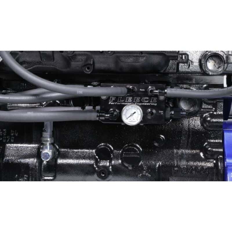 Fleece Performance — Fleece Performance Regulated Return Fuel Distribution Block 07.5-16 Cummins
Fuel Ln Junc. Block - view 4