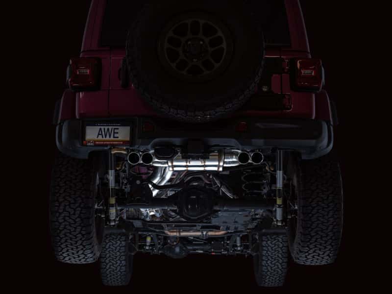 AWE Tuning — AWE 21+ Wrangler 392 Switchpath Cat-Back Exhaust- Quad BashGuards
SwitchPath™ Exhaust - view 20
