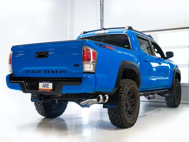 AWE Tuning — AWE 16-22 Toyota Tacoma 0FG Catback Exhaust w/ BashGuard - Dual Chrome Silver Tips
0FG Catback - view 14