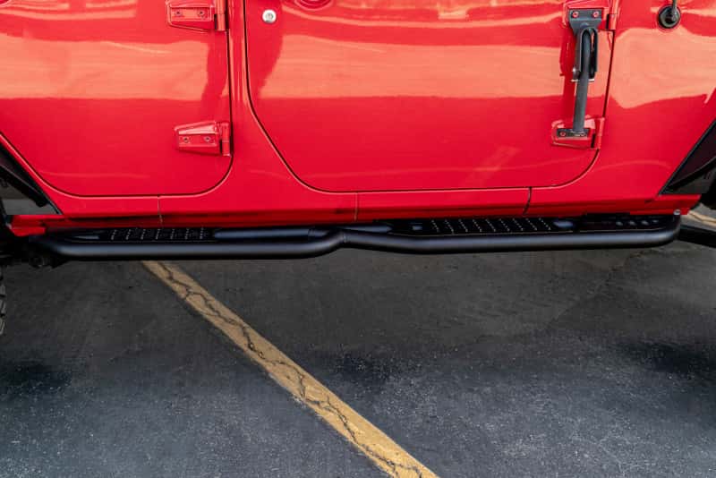 DV8 Offroad — DV8 Offroad 07-18 Jeep Wrangler JK (4 Door Only) OE Plus Side Steps
Jeep Side Steps - view 7