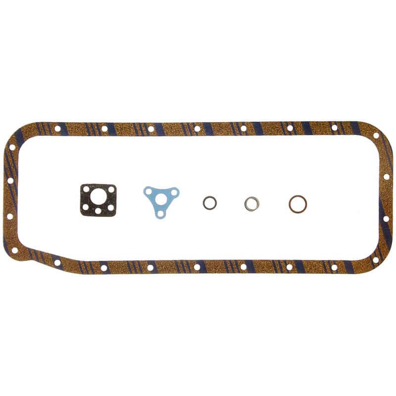 Fel-Pro — Fel-Pro OS 10701 C-1 Engine Oil Pan Gasket Set Blue Stripe cork-rubber - view 1