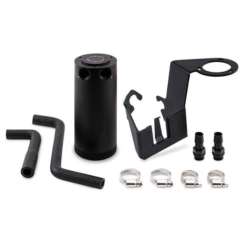 Mishimoto — Mishimoto 03-06 Nissan 350Z / 04-07 Infiniti G35 VQ35DE PCV-Side Direct Fit Baffled Catch Can Kit
Oil Catch Can Kit - view 1