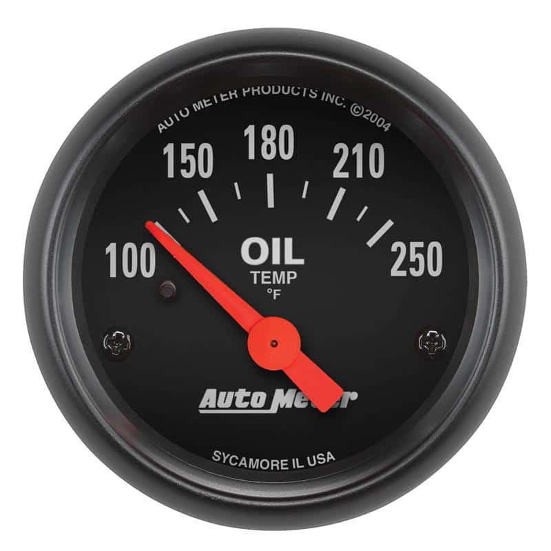 AutoMeter — Autometer Z-Series 52mm 100-250 Degrees F. SSE Oil Temp Gauge
GA 2" OT 250F ELEC Z - view 2