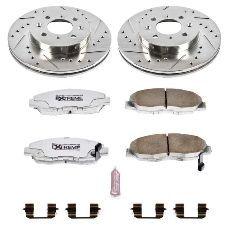 PowerStop — Power Stop 96-05 Honda Civic Front Z26 Street Warrior Brake Kit - view 1