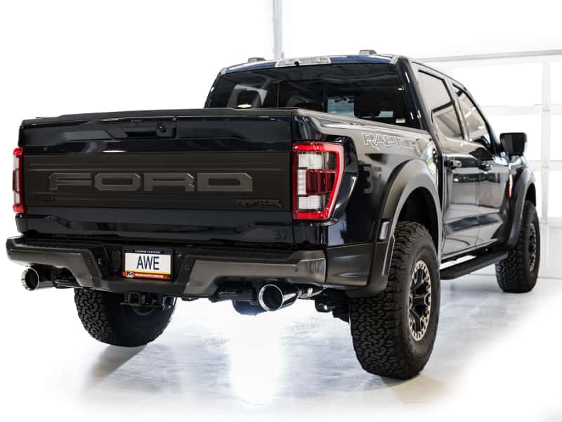 AWE Tuning — AWE Gen 3 Raptor SwitchPath Exhaust  - Chrome Silver Tips
SwitchPath Exhaust - view 5