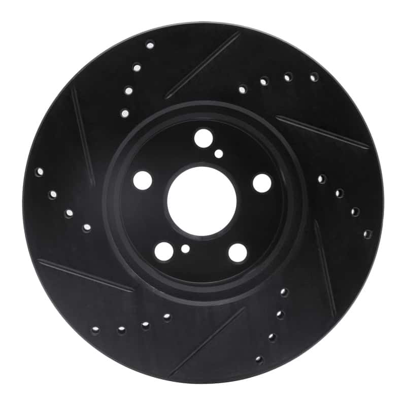 R1 Concepts — R1 08-19 Pontiac Vibe Front Right Drilled & Slotted Black Brake Rotor
R1 Brake Rotor Drill - view 5