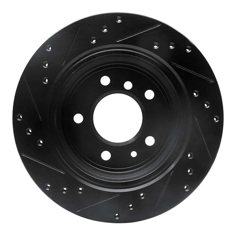 R1 Concepts — R1 91-95 BMW M5 Rear Right Drilled & Slotted Black Brake Rotor
R1 Brake Rotor Drill - view 5