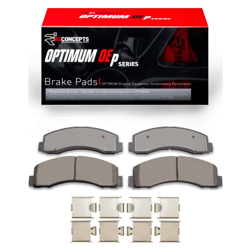 R1 Concepts — R1 2010-2021 Ford F-150 4WD Front R1 Optimum OE Pads & Hardware Kit
R1 Optimum Oe Pads a - view 1