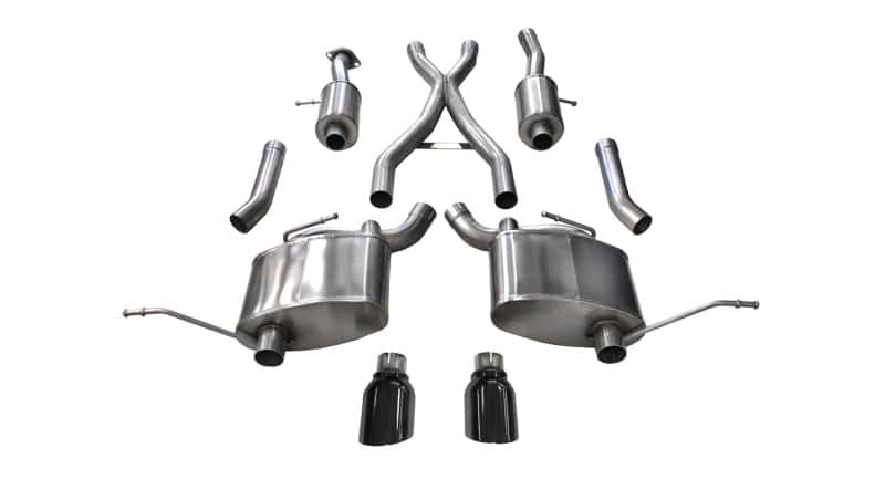 CORSA Performance — Corsa 2011-2021 Jeep Grand Cherokee Black 2.5in Dual Rear Exit Cat-Back Exhaust
Exhaust - view 1