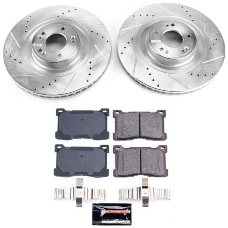 PowerStop — Power Stop 12-16 Hyundai Equus Front Z23 Evolution Sport Brake Kit - view 1