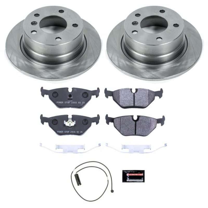 PowerStop — Power Stop 95-99 BMW 318ti Rear Track Day Brake Kit - view 1