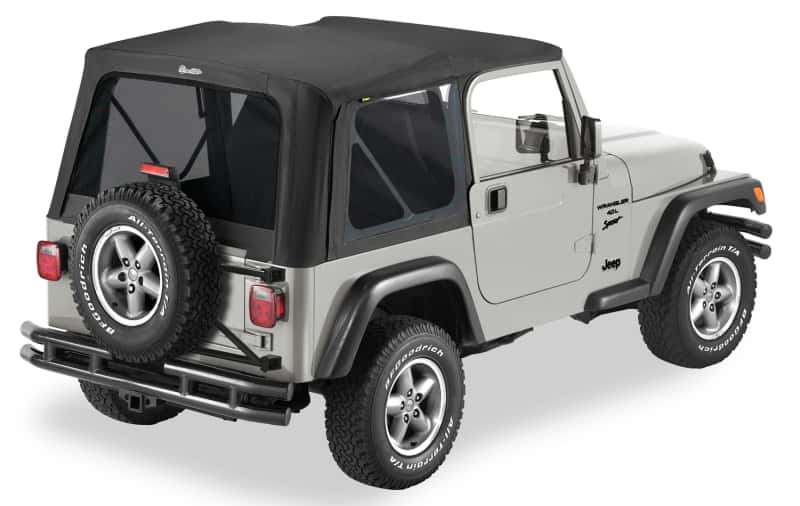Bestop — Bestop 97-02 Jeep Wrangler TJ Replace A-Top (Black Denim Tinted Windows No Door Skins Included)
Replace-A-Top for OE - view 1