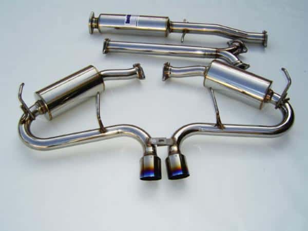Invidia — Invidia 03-04 Mini Cooper S 60mm (80mm tip) Titanium Tip Cat-back Exhaust *OVERSIZE SHIPPING* - view 1