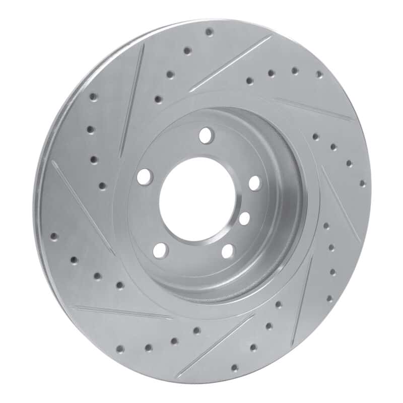 R1 Concepts — R1 01-08 BMW 330CI Front Right Drilled & Slotted Silver Brake Rotor
R1 Brake Rotor Drill - view 4