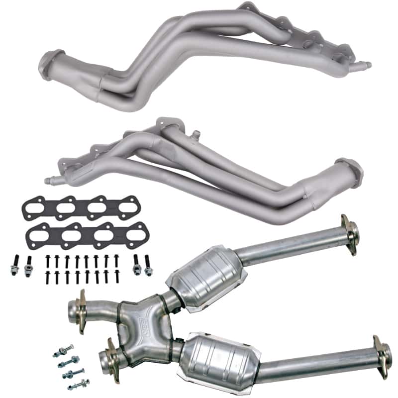 BBK — BBK 96-98 Ford Mustang Cobra 4.6L 1-5/8 Long Tube Headers w/High Flow Catted X-Pipe (Ti Ceramic)
Exhaust Header
Exhaust Kit - view 1