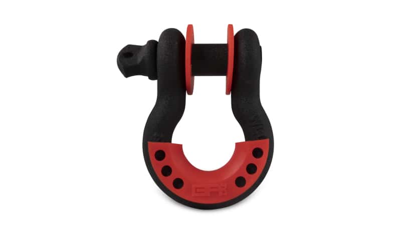 Body Armor 4x4 — Body Armor 4x4 3/4in Black D-Ring with Red Isolators Single
D-Ring - view 3