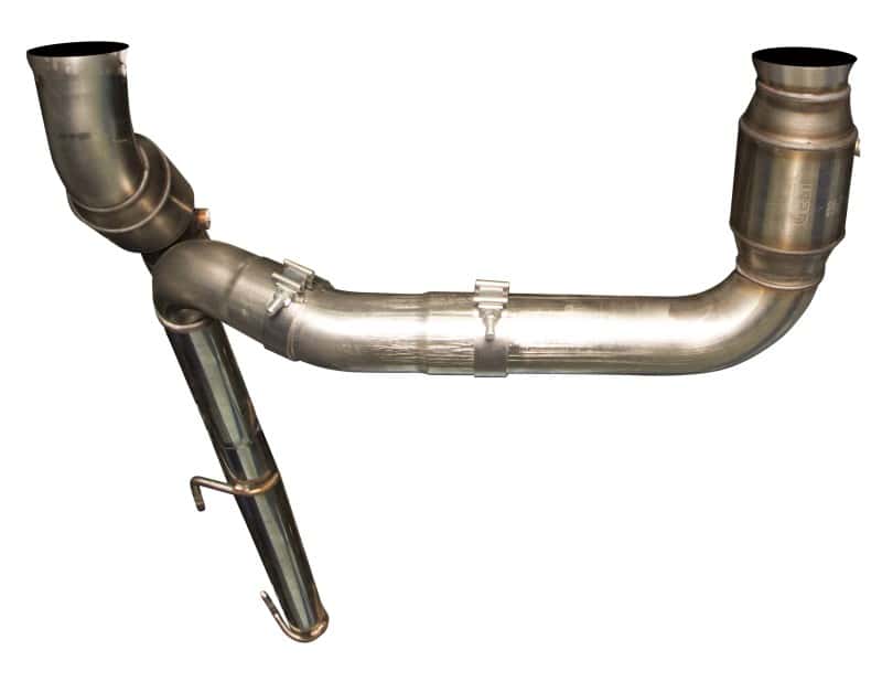Kooks Headers — Kooks 2009+ Dodge 1500 HEMI Pick Up Truck 3in x OEM Cat SS Y Pipe Kooks Header Req
3in. x OEM Y-Pipe
3" x OEM Y-Pipe - view 2