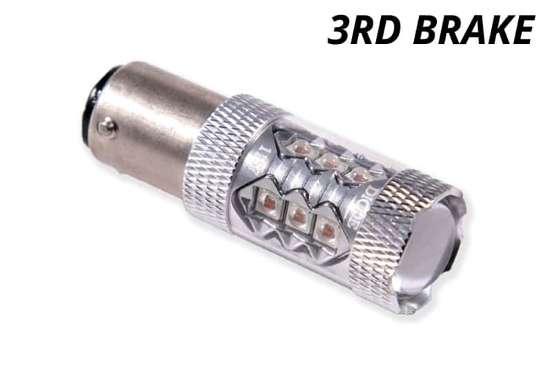 Diode Dynamics — Diode Dynamics 1157 LED Bulb HP48 LED - Red (Single) - view 2