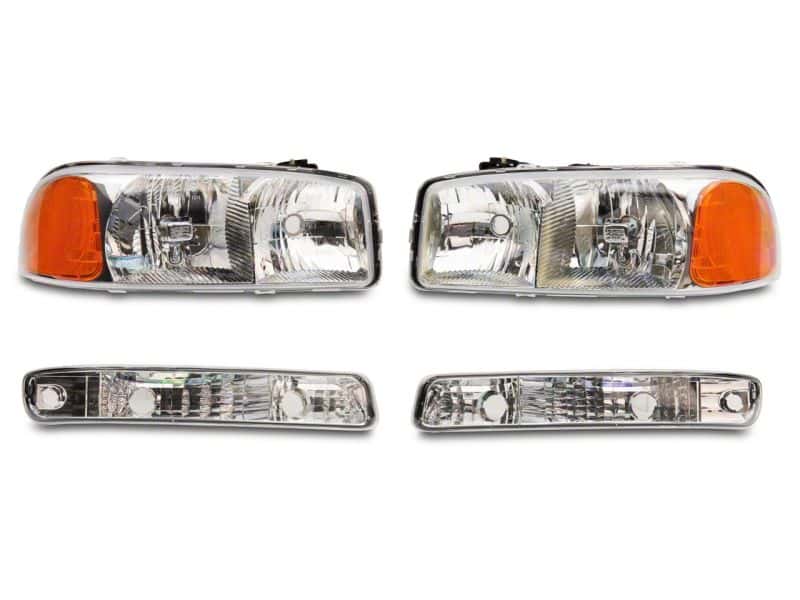 Raxiom — Raxiom 99-06 GMC Sierra 1500 Axial Series OEM Crystal Rep Headlights- Chrome Housing (Clear Lens)
Headlights - view 3