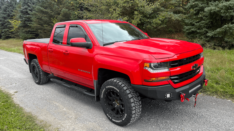 Fishbone Offroad — Fishbone Offroad 07-18 Chevrolet Silverado 1500/2500/3500 Double Cab Oval Side Steps -Black Textured - view 5