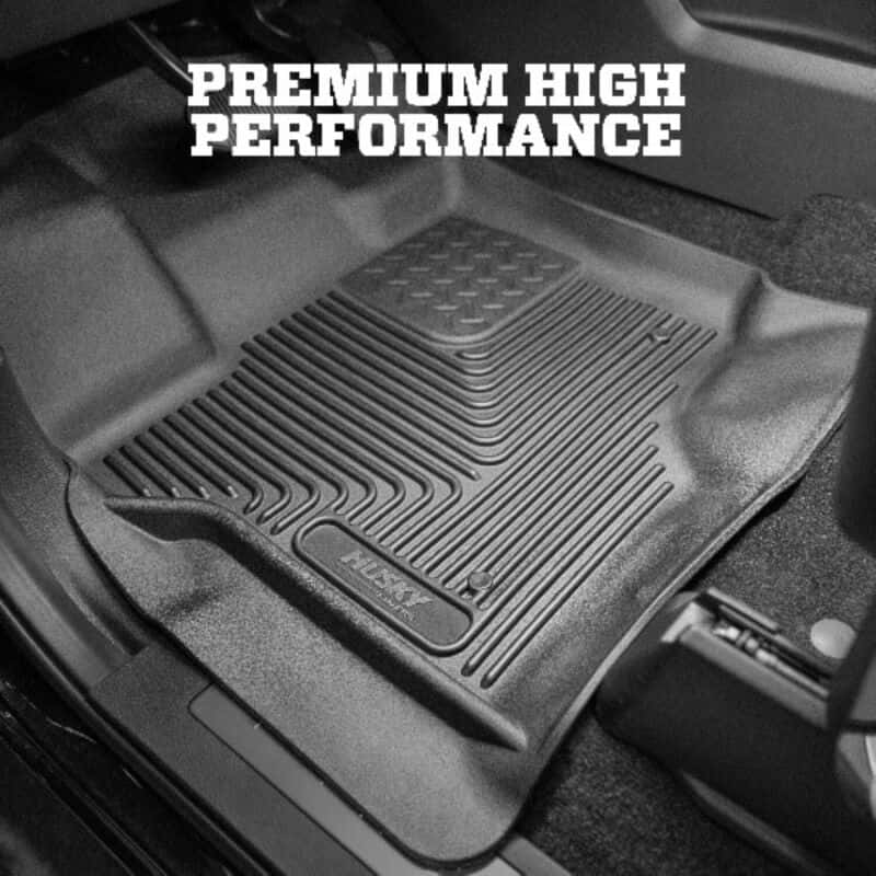 Husky Liners — Husky Liners 19-23 Chevy Silverado 1500 CC X-Act Contour Black 2nd Seat Floor Liners (Full Coverage) - view 4
