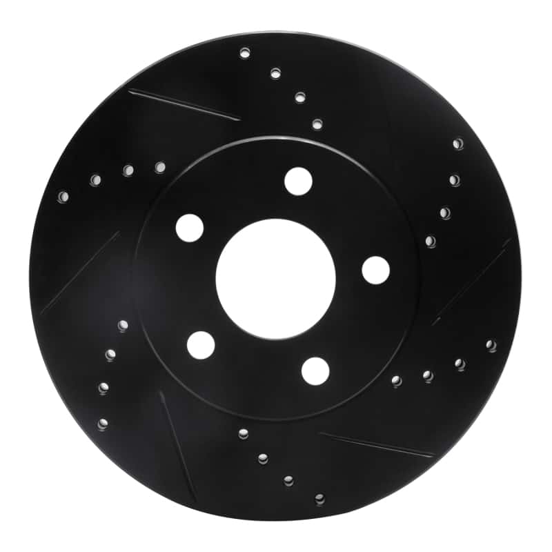 R1 Concepts — R1 06-11 Chevrolet HHR Front Right Drilled & Slotted Black Brake Rotor
R1 Brake Rotor Drill - view 1