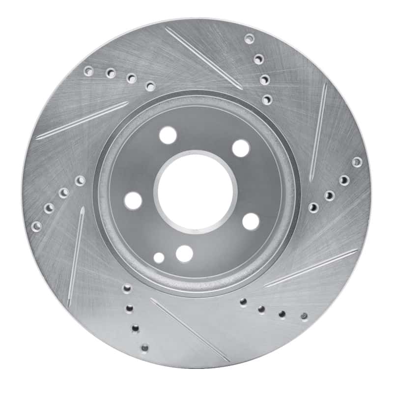 R1 Concepts — R1 03-09 Mercedes-Benz E320 Front Left Drilled & Slotted Silver Brake Rotor
R1 Brake Rotor Drill - view 5