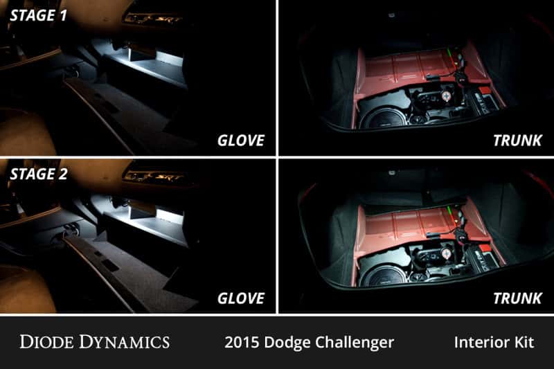 Diode Dynamics — Diode Dynamics 15-23 Dodge Challenger Interior LED Kit Cool White Stage 2 - view 4