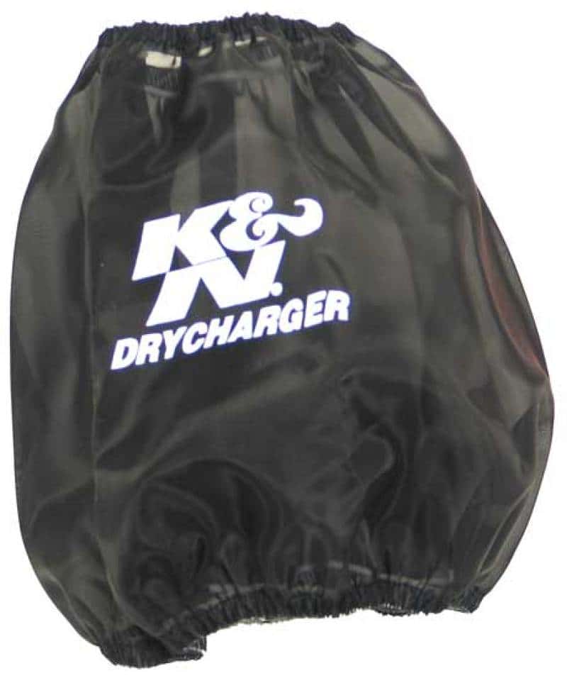 K&N Engineering — K&N Round Tapered Air Filter Wrap Black 7.5in Base ID / 4.5in Top ID / 6in Height - view 1