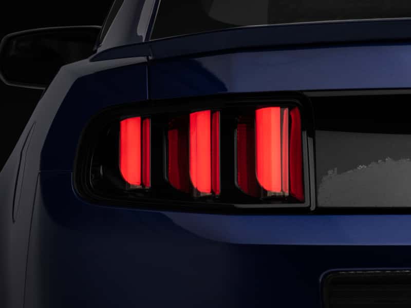 Raxiom — Raxiom 13-14 Ford Mustang Vector V2 Tail Lights- Black Housing (Clear Lens)
Lights - view 1