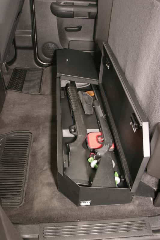 Tuffy Products — Tuffy Chevrolet Silverado & Gmc Sierra Underseat Lockbox Full Length W/ Keyed Lock For
Lockbox - view 5