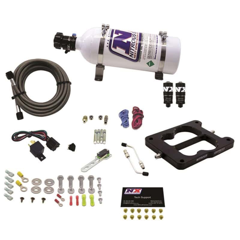 Nitrous Express — Nitrous Express Q-Jet/Holley Spread Bore Hitman Plus Nitrous Kit (50-200HP) w/5lb Bottle
Injection System Kit
N2OSys - view 3