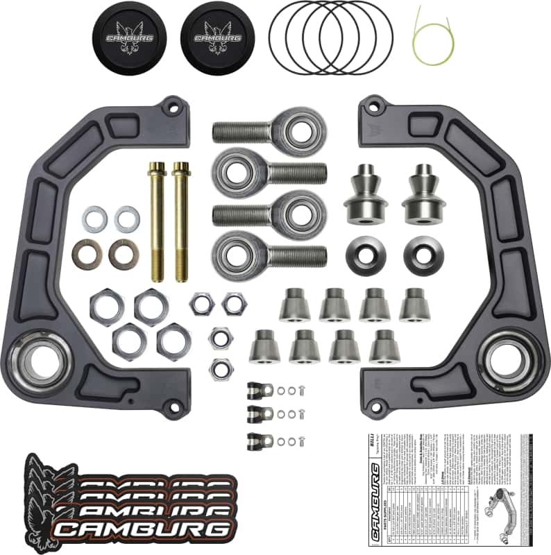 Camburg — Camburg Toyota Tacoma 05-23 / 4-Runner 03-23 / FJ 07-14 KINETIK V2 Billet Uniball Upper Arms
Control Arm Kit - view 4