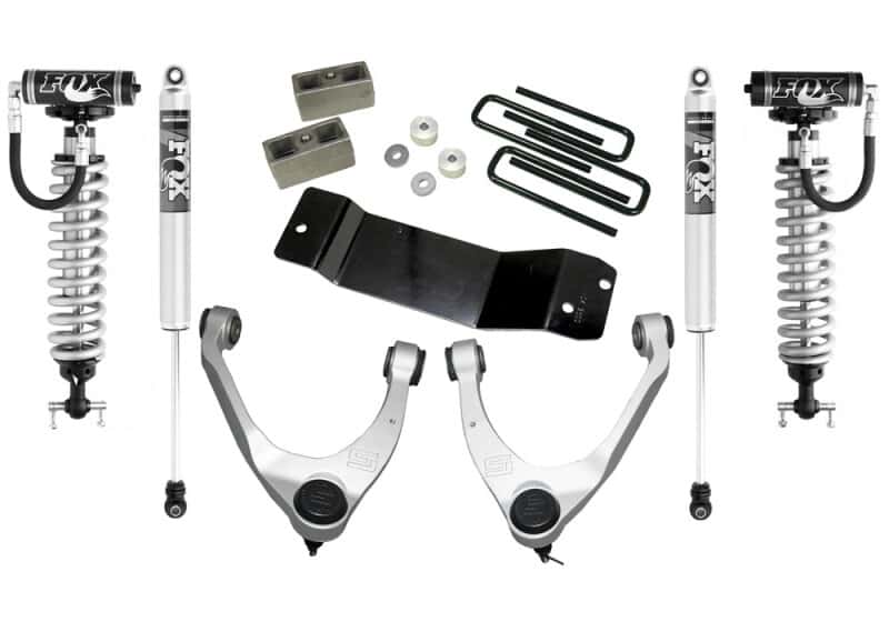 Superlift — Superlift 14-19 Chevy Silv 4WD 3.5in Lift Kit w/ Alum Control Arms Fox Front Coilover & 2.0 Rear - view 2