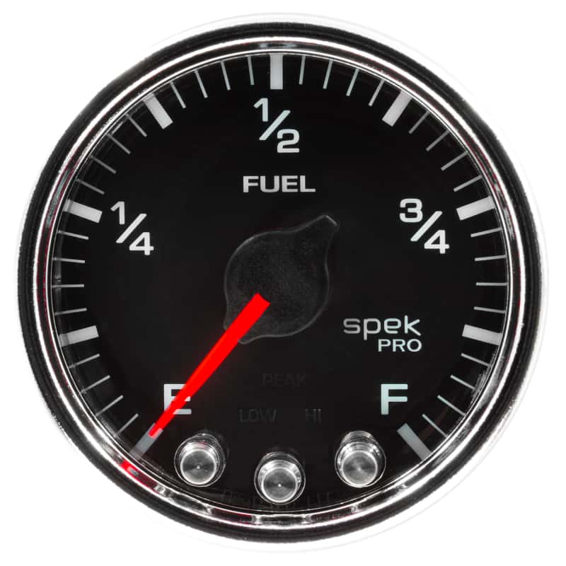 AutoMeter — Autometer Spek-Pro Gauge Fuel Level 2 1/16in 0-270 Programmable Blk/Chrm
GA 2" FUEL BCC SPEK - view 5