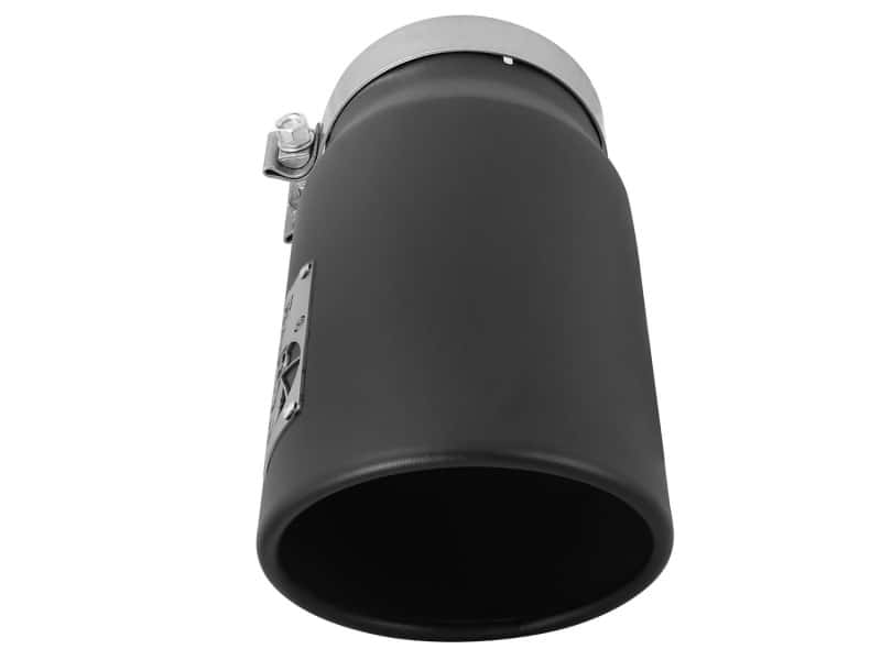 aFe — aFe Diesel Exhaust Tip Bolt On Black 5in Inlet x 6in Outlet x 12in Long
Exhaust Tip Black - view 3