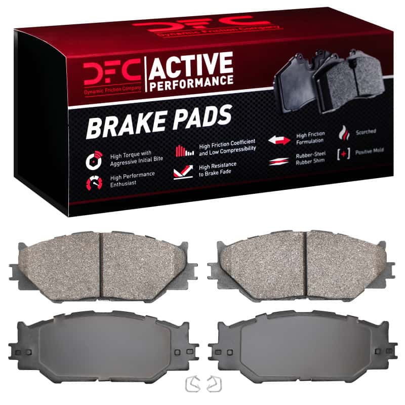 DFC — DFC 06-15 Lexus IS250 Front Active Performance Pads - Low Metallic
DFC Brake Pad Set - view 4