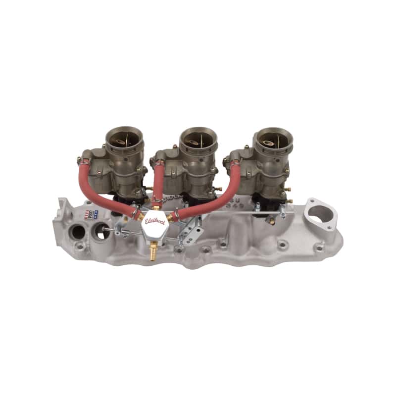 Edelbrock — Edelbrock Fuel Block Kit Triple Feed 1286 Mini Block
CARB COMPONENTS - view 1