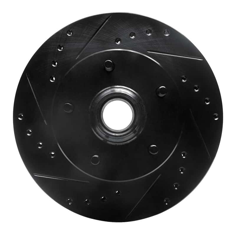 R1 Concepts — R1 67-74 Buick Gran Sport Front Left Drilled & Slotted Black Brake Rotor
R1 Brake Rotor Drill - view 1