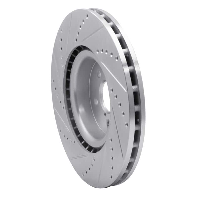 R1 Concepts — R1 03-25 Subaru BRZ Front Right Drilled & Slotted Silver Brake Rotor
R1 Brake Rotor Drill - view 4