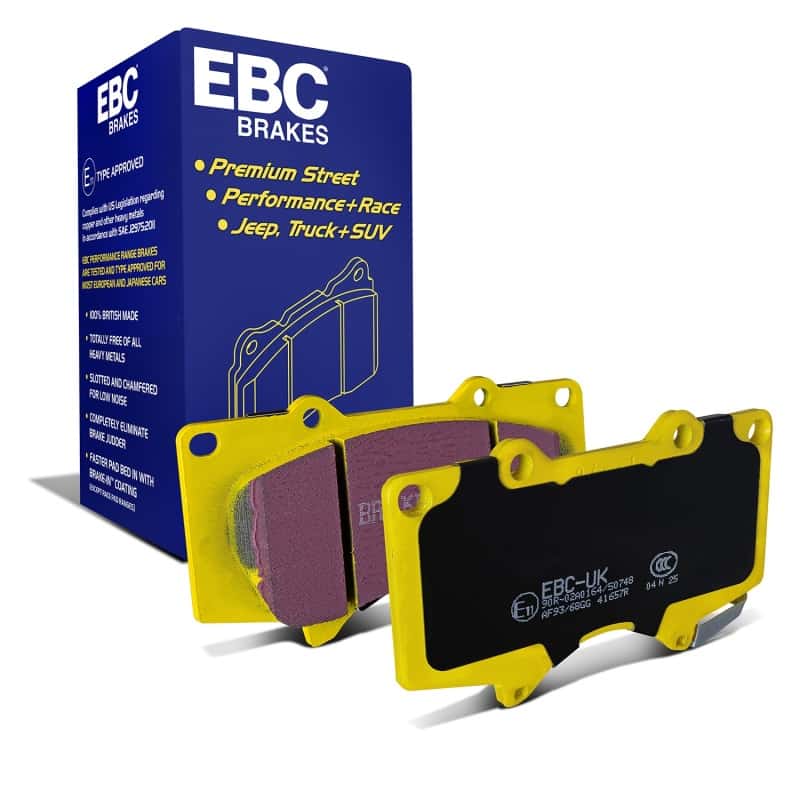 EBC — EBC 10+ Lexus GX460 4.6 Yellowstuff Front Brake Pads
Disc Brake Pad - view 2