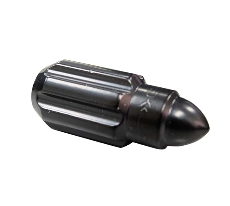 NRG — NRG 500 Series M12 X 1.5 Bullet Shape Steel Lug Nut Set - 21 Pc w/Lock Key - Black - view 3