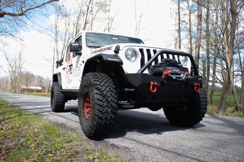 Fishbone Offroad — Fishbone Offroad 2018+ Jeep Wrangler JL/JLU/2020+ Gladiator JT Steel Front Fender Flares - Black - view 9
