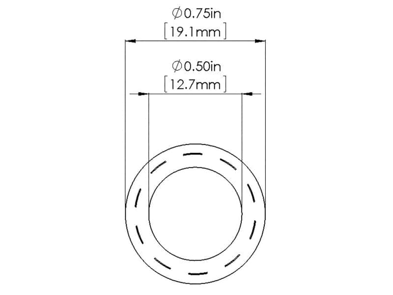 aFe — aFe Magnum FORCE Replacement Fuel Hose 1/2 IN ID x 36 IN L
Fuel Hose - view 4