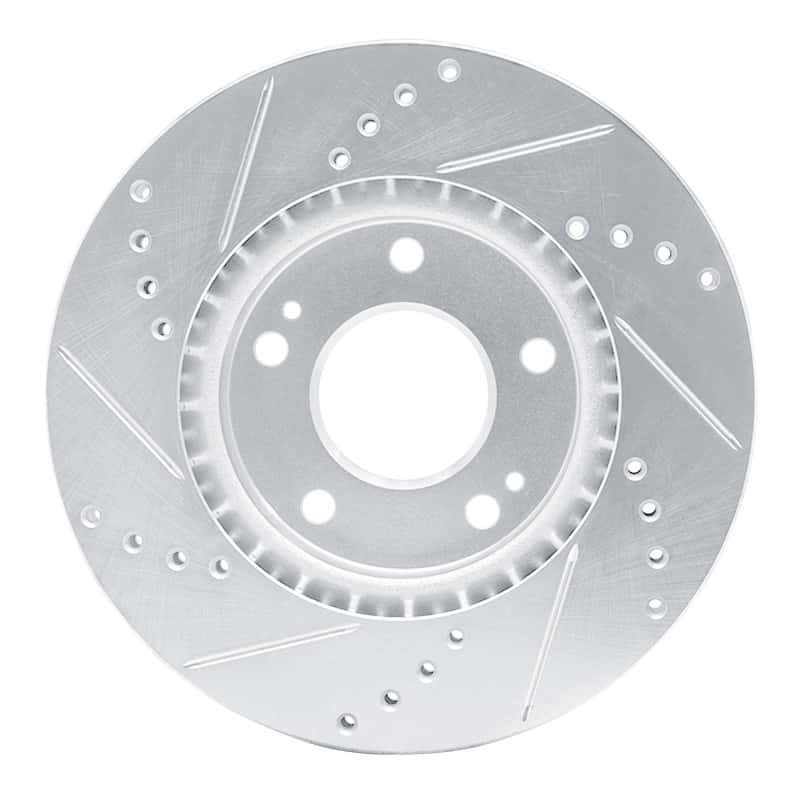 R1 Concepts — R1 10-13 Kia Forte5 Front Right Drilled & Slotted Silver Brake Rotor
R1 Brake Rotor Drill - view 5