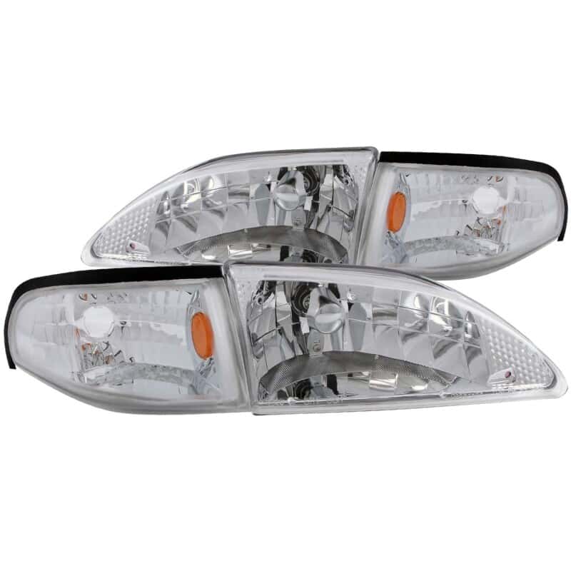 ANZO — ANZO 1994-1998 Ford Mustang Crystal Headlights Chrome
Head Light Set
HdLtSet - view 2